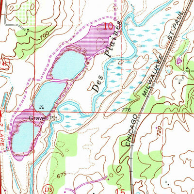 United States Geological Survey Wadsworth, IL-WI (1960, 24000-Scale) digital map