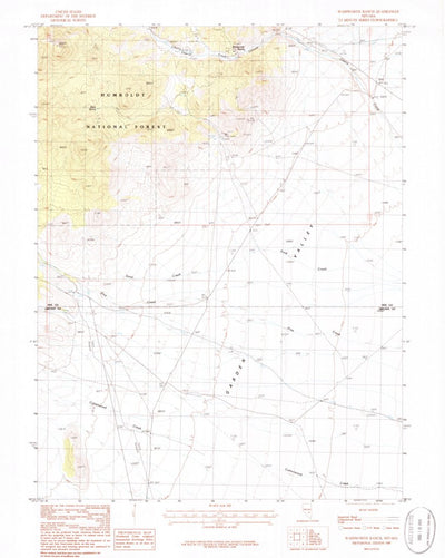 United States Geological Survey Wadsworth, NV (1985, 24000-Scale) digital map