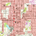 United States Geological Survey Wadsworth, OH (1969, 24000-Scale) digital map
