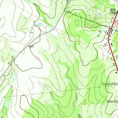United States Geological Survey Waelder, TX (1964, 24000-Scale) digital map