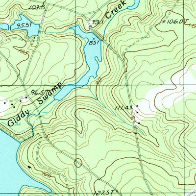 United States Geological Survey Wagener, SC (1986, 24000-Scale) digital map