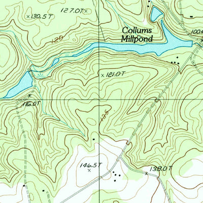 United States Geological Survey Wagener, SC (1986, 24000-Scale) digital map