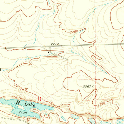 United States Geological Survey Wagner Lake, WA (1969, 24000-Scale) digital map