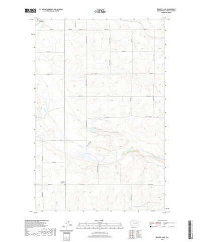 United States Geological Survey Wagner Lake, WA (2020, 24000-Scale) digital map