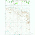 United States Geological Survey Wagner, MT (1965, 24000-Scale) digital map