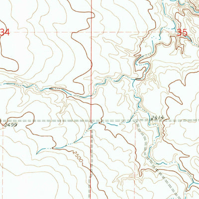 United States Geological Survey Wagner, MT (1965, 24000-Scale) digital map