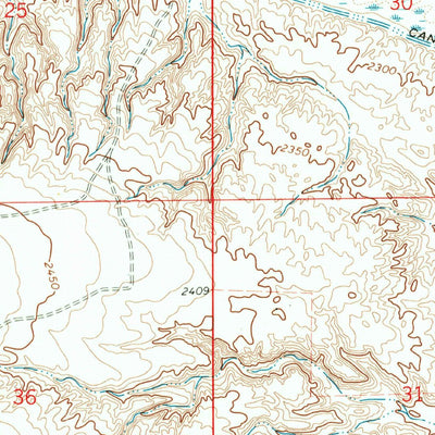United States Geological Survey Wagner, MT (1965, 24000-Scale) digital map