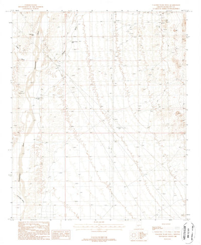 United States Geological Survey Wagner Wash Well, AZ (1988, 24000-Scale) digital map