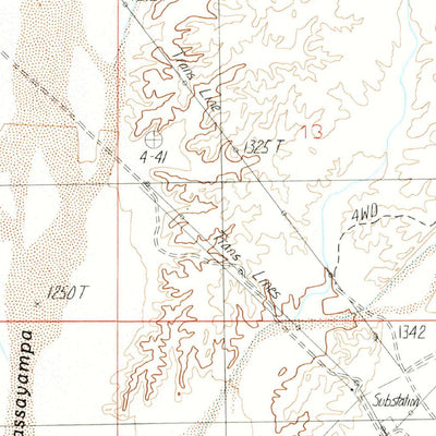 United States Geological Survey Wagner Wash Well, AZ (1988, 24000-Scale) digital map