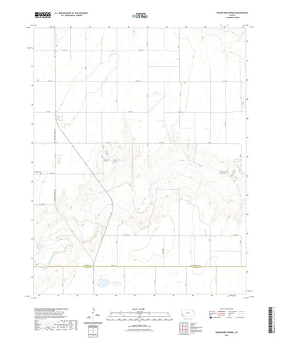 United States Geological Survey Wagon Bed Spring, KS (2022, 24000-Scale) digital map