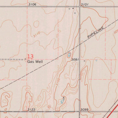 United States Geological Survey Wagon Bed Spring SE, KS (1974, 24000-Scale) digital map