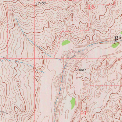 United States Geological Survey Wagon Bed Spring SW, KS (1974, 24000-Scale) digital map