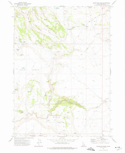 United States Geological Survey Wagon Box Basin, ID (1973, 24000-Scale) digital map