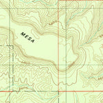 United States Geological Survey Wagon Box Mesa, UT (1987, 24000-Scale) digital map