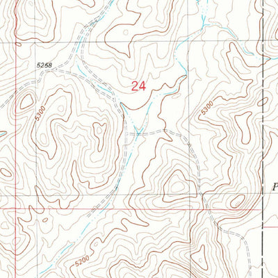 United States Geological Survey Wagon Canyon, NM (1982, 24000-Scale) digital map