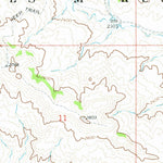 United States Geological Survey Wagon Coulee, MT (1971, 24000-Scale) digital map