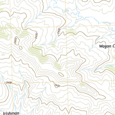 United States Geological Survey Wagon Coulee, MT (2020, 24000-Scale) digital map