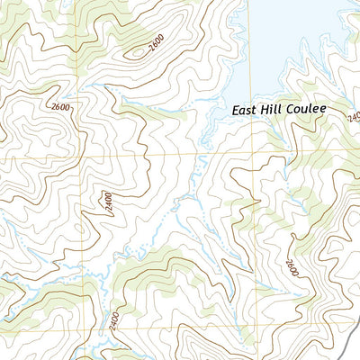 United States Geological Survey Wagon Coulee, MT (2020, 24000-Scale) digital map