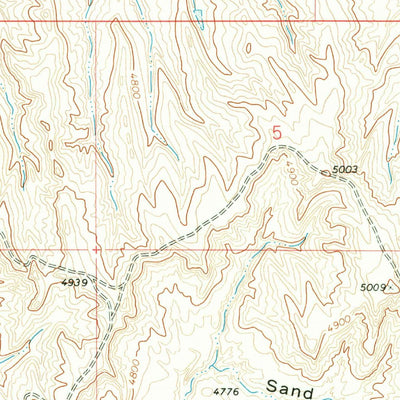 United States Geological Survey Wagon Prong, WY (1966, 24000-Scale) digital map