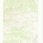 United States Geological Survey Wagon Track Ridge, CO (1968, 24000-Scale) digital map