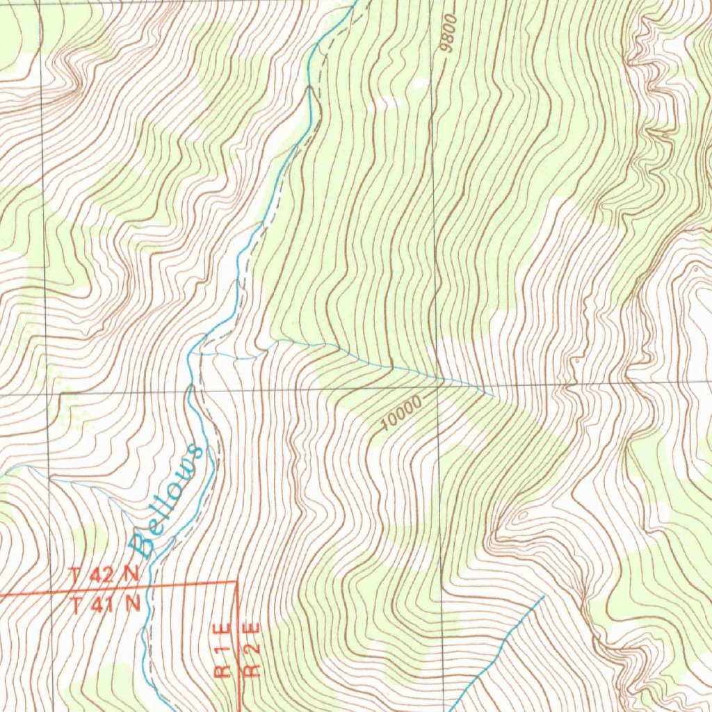 Wagon Wheel Gap, CO (1986, 24000-Scale) Map by United States Geological ...