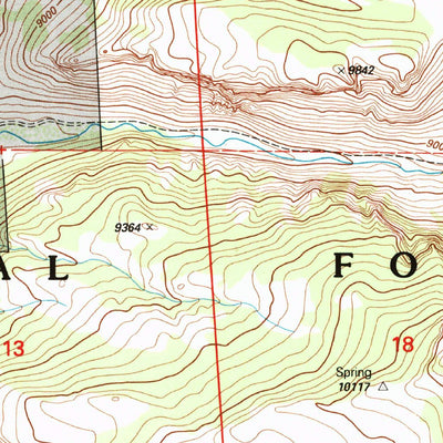 United States Geological Survey Wagon Wheel Gap, CO (2001, 24000-Scale) digital map