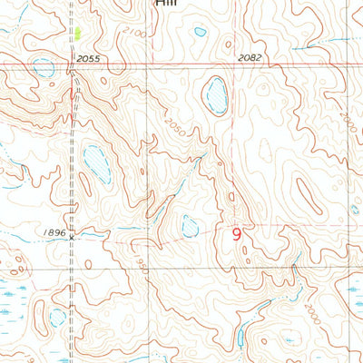 United States Geological Survey Wagon Wheel Hill, ND (1978, 24000-Scale) digital map