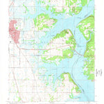 United States Geological Survey Wagoner East, OK (1974, 24000-Scale) digital map
