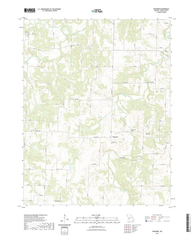 United States Geological Survey Wagoner, MO (2021, 24000-Scale) digital map