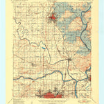 United States Geological Survey Wagoner, OK (1950, 62500-Scale) digital map