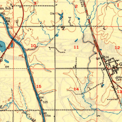 United States Geological Survey Wagoner, OK (1950, 62500-Scale) digital map