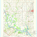 United States Geological Survey Wagoner West, OK (1974, 24000-Scale) digital map