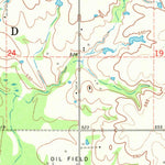 United States Geological Survey Wagoner West, OK (1974, 24000-Scale) digital map