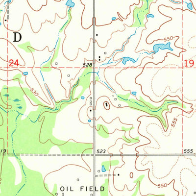 United States Geological Survey Wagoner West, OK (1974, 24000-Scale) digital map