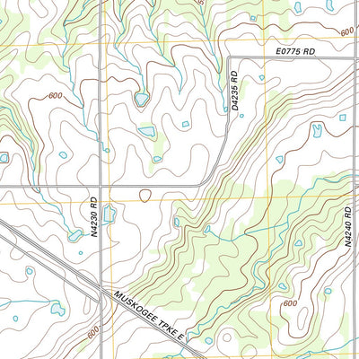 United States Geological Survey Wagoner West, OK (2012, 24000-Scale) digital map
