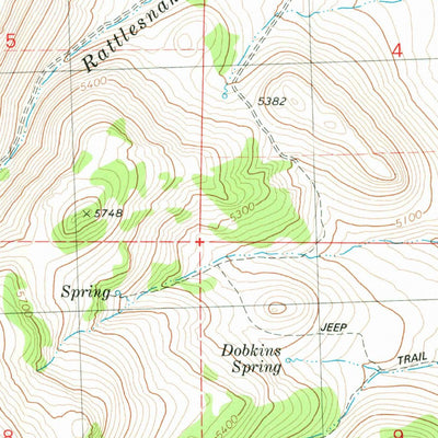 United States Geological Survey Wagontire Mountain East, OR (1980, 24000-Scale) digital map