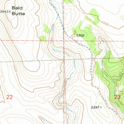 United States Geological Survey Wagontire Mountain West, OR (1980, 24000-Scale) digital map