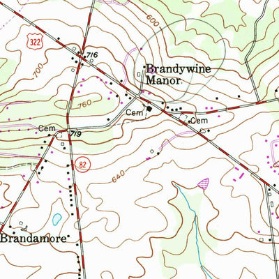 United States Geological Survey Wagontown, PA (1956, 24000-Scale) digital map