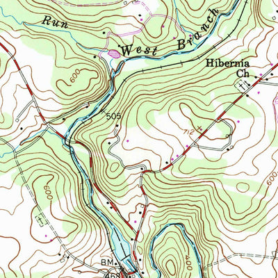 United States Geological Survey Wagontown, PA (1956, 24000-Scale) digital map