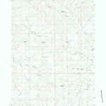 United States Geological Survey Wags Pinnacle, WY (1984, 24000-Scale) digital map