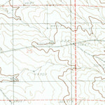 United States Geological Survey Wags Pinnacle, WY (1984, 24000-Scale) digital map