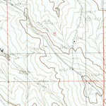 United States Geological Survey Wags Pinnacle, WY (1984, 24000-Scale) digital map