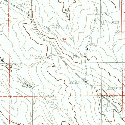 United States Geological Survey Wags Pinnacle, WY (1984, 24000-Scale) digital map