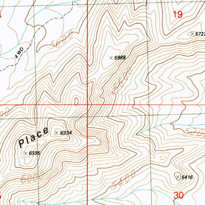 United States Geological Survey Wah Wah Cove, UT (1989, 24000-Scale) digital map