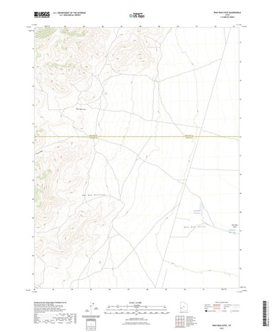 United States Geological Survey Wah Wah Cove, UT (2023, 24000-Scale) digital map