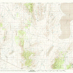 United States Geological Survey Wah Wah Mountains North, UT (1980, 100000-Scale) digital map