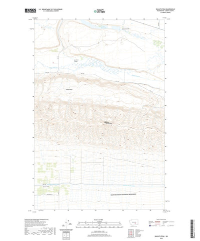 United States Geological Survey Wahatis Peak, WA (2020, 24000-Scale) digital map