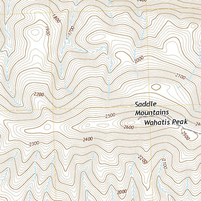 United States Geological Survey Wahatis Peak, WA (2020, 24000-Scale) digital map