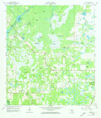 United States Geological Survey Wahoo, FL (1958, 24000-Scale) digital map