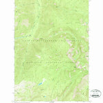 United States Geological Survey Wahoo Peak, ID (1966, 24000-Scale) digital map